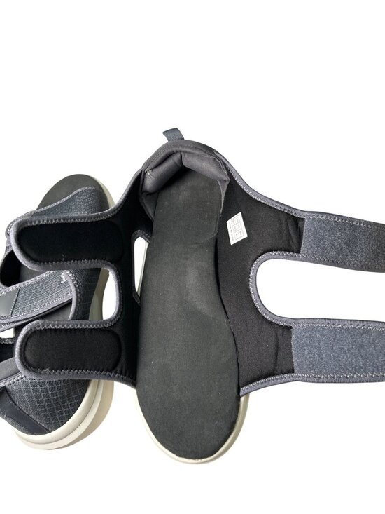BLSART Gray Diabetic Sandals Mens 10.5 Adjustable Straps Cushioned Soles Support main image 7